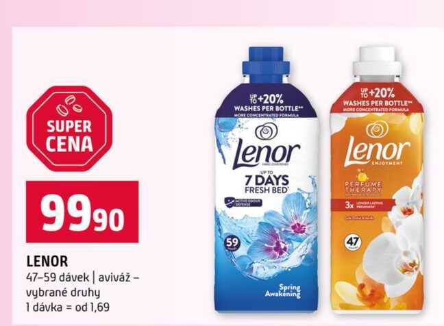 LENOR 47-59 dávek aviváž vybrané druhy