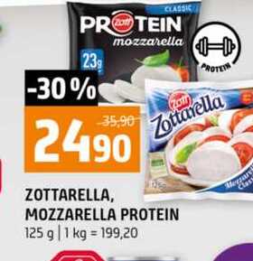 MOZZARELLA PROTEIN 125 g 
