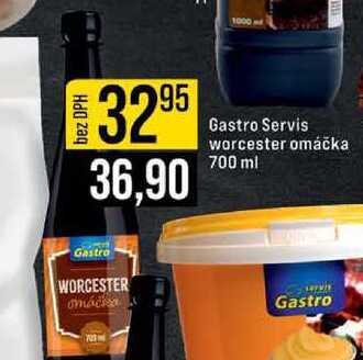Gastro Servis worcester omáčka 700 ml