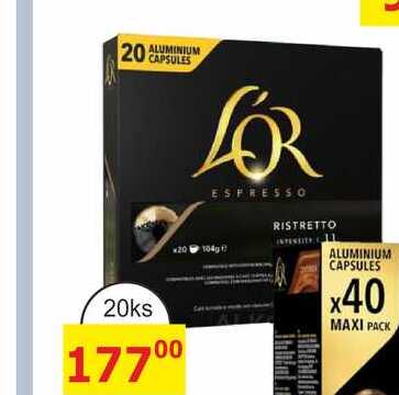L'OR kapsle do kávovaru 20ks 