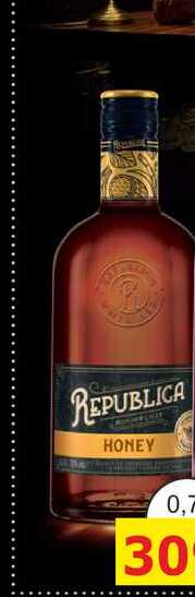 Božkov Republica Honey 0,7l