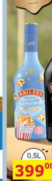 BAILEYS Toffee Popcorn 0,5l