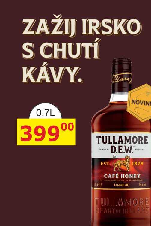 Tullamore D.E.W. CAFÉ HONEY LIQUEUR 0,7L