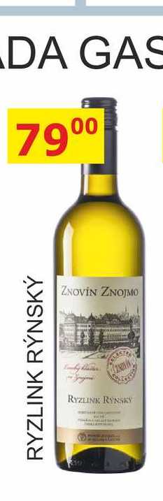 ZNOVÍN ZNOJMO 0,75L RYZLINK RÝNSKÝ