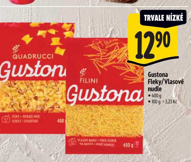   Gustona Fleky/Vlasové nudle  400 g  
