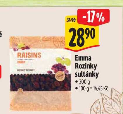  Emma Rozinky sultánky 200 g 
