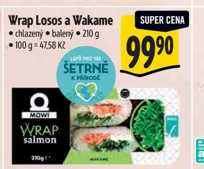 Wrap Losos a Wakame 210 g