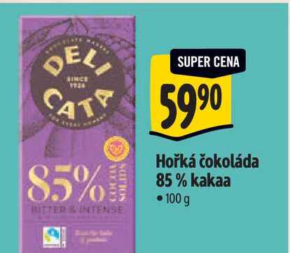   Hořká čokoláda 85% kakaa  100 g 