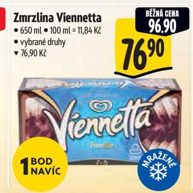 Zmrzlina Viennetta 650 ml 