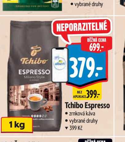 Tchibo Espresso zrnková káva 1 kg
