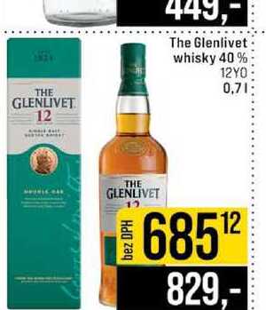 The Glenlivet whisky 40 % 12YO 0,7l