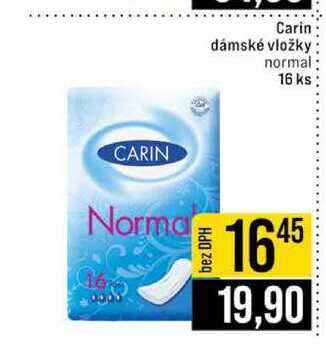 Carin dámské vložky normal 16 ks