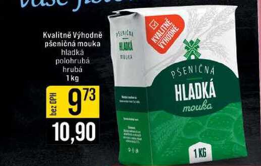 Kvalitně Výhodně pšeničná mouka hladká polohrubá hrubá 1kg 