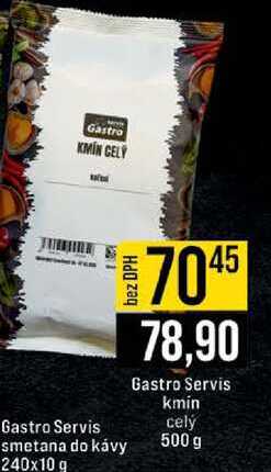  Gastro Servis kmin celý 500 g