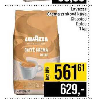 Lavazza Crema zrnková káva Classico Dolce 1kg