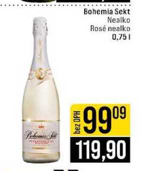 Bohemia Sekt Nealko Rosé nealko 0,75l