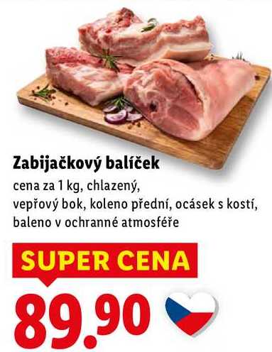 Zabijačkový balíček, cena za 1 kg