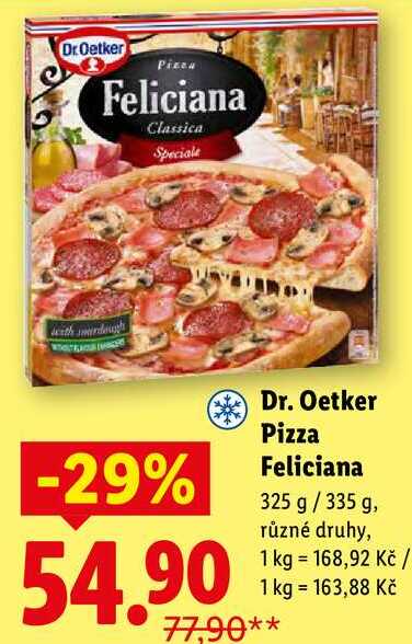 Dr. Oetker Pizza Feliciana, 325 g/335 g