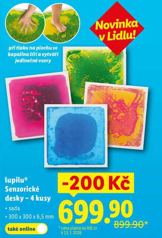 lupilu Senzorické desky - 4 kusy