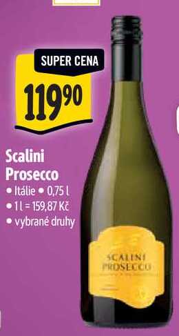 Scalini Prosecco, 0,75 l