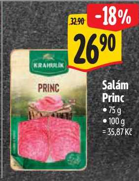 Salám Princ, 75 g 