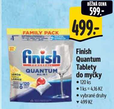 Finish Quantum Tablety do myčky, 120 ks