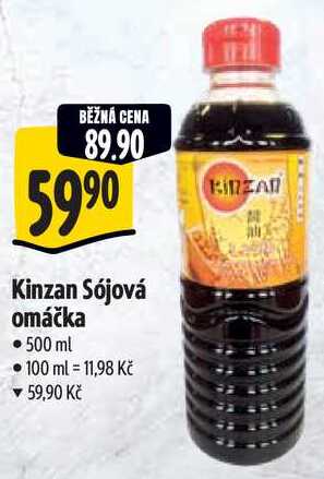 Kinzan Sójová omáčka, 500 ml