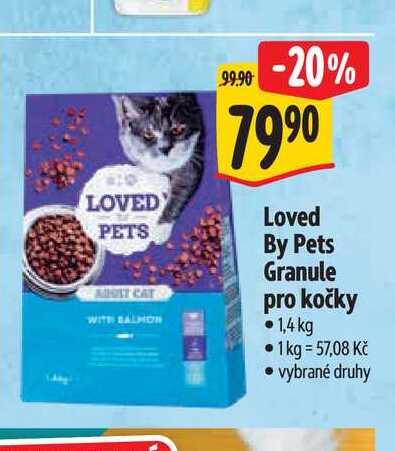   Loved By Pets Granule pro kočky 1,4 kg 