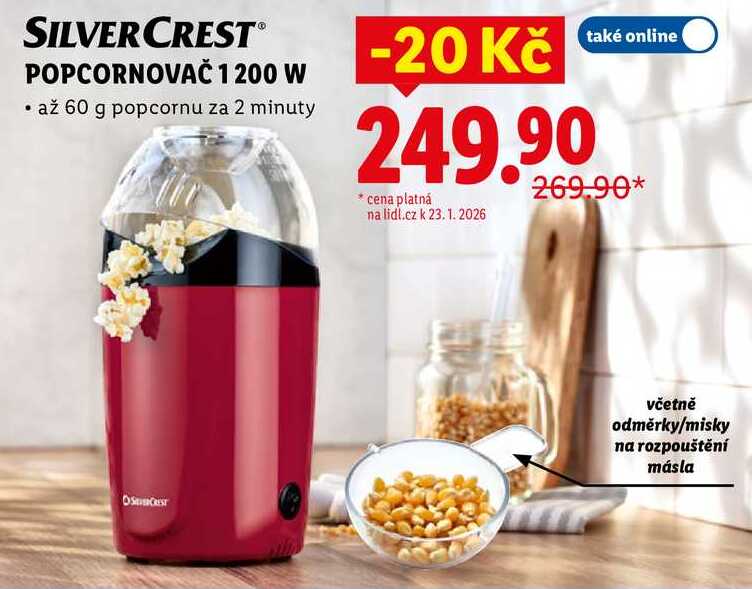 POPCORNOVAČ 1 200 W 