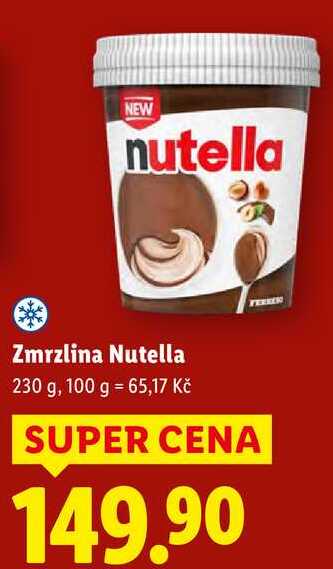 Zmrzlina Nutella, 230 g