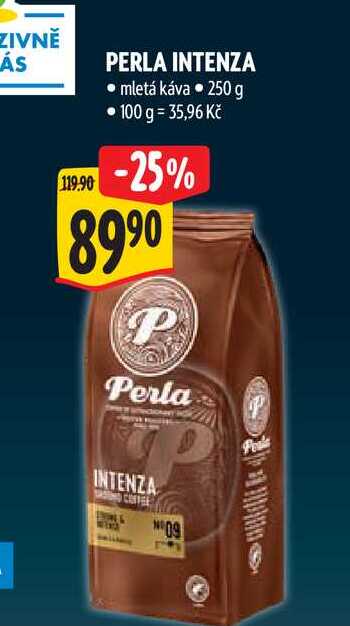   PERLA INTENZA mletá káva  250 g  