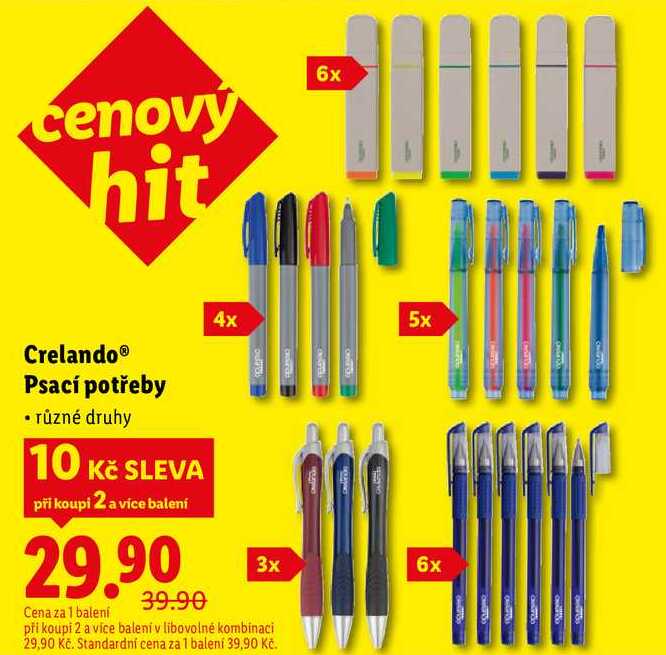 Crelando Psací potřeby