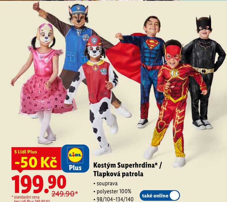 Kostým Superhrdina/Tlapková patrola 