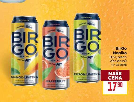 BirGo Nealko 0,51, plech