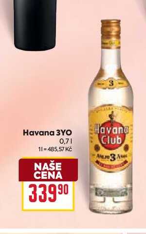 Havana 3YO 0,7l