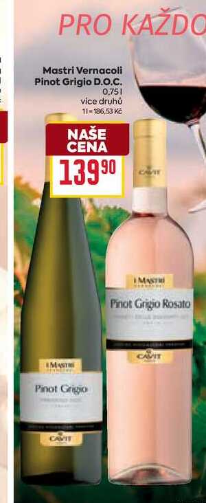Mastri Vernacoli Pinot Grigio D.O.C. 0,75l