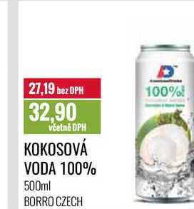 KOKOSOVÁ VODA 100% 500ml 