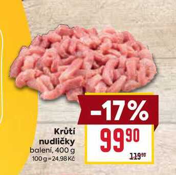 Krůtí nudličky balení, 400 g 