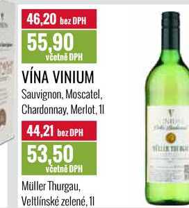 VÍNA VINIUM 1l