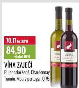 VÍNA ZAJEČÍ 0,75l