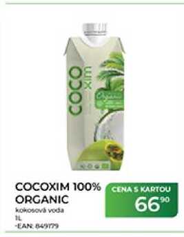 COCOXIM 100% ORGANIC kokosová voda 1L 