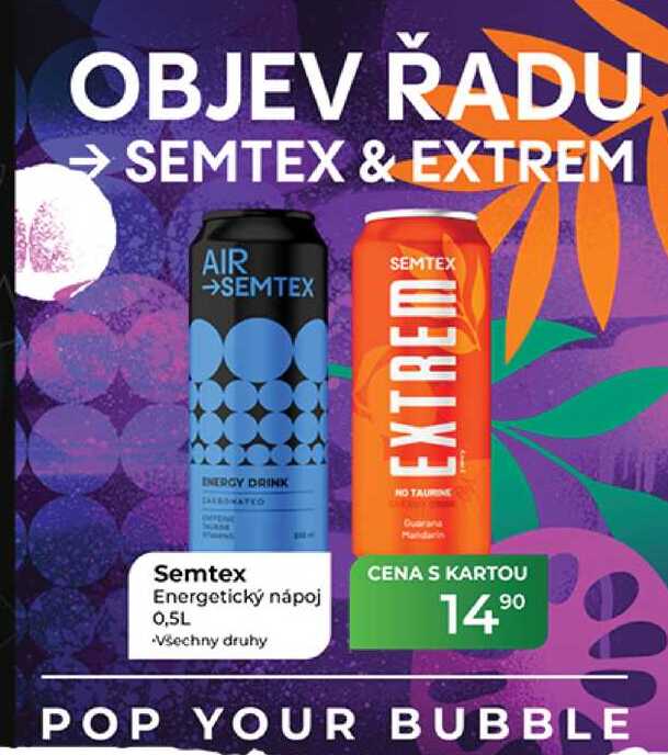 Semtex Energetický nápoj 0,5L 