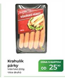 Krahulik párky Vídeňské 200 g