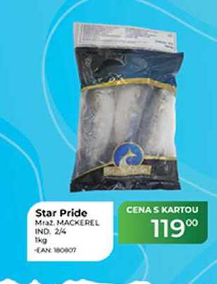 Star Pride Mraz, MACKEREL IND. 2/4 1kg 