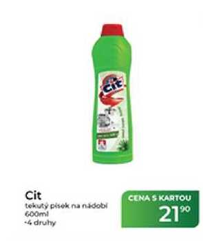 Cit tekutý písek na nádobí 600ml 