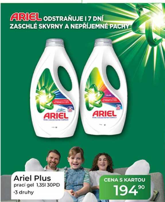 Ariel Plus prací gel 1,351 30PD 