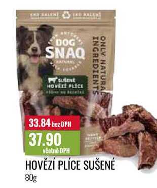 HOVĚZÍ PLÍCE SUŠENÉ 80g 