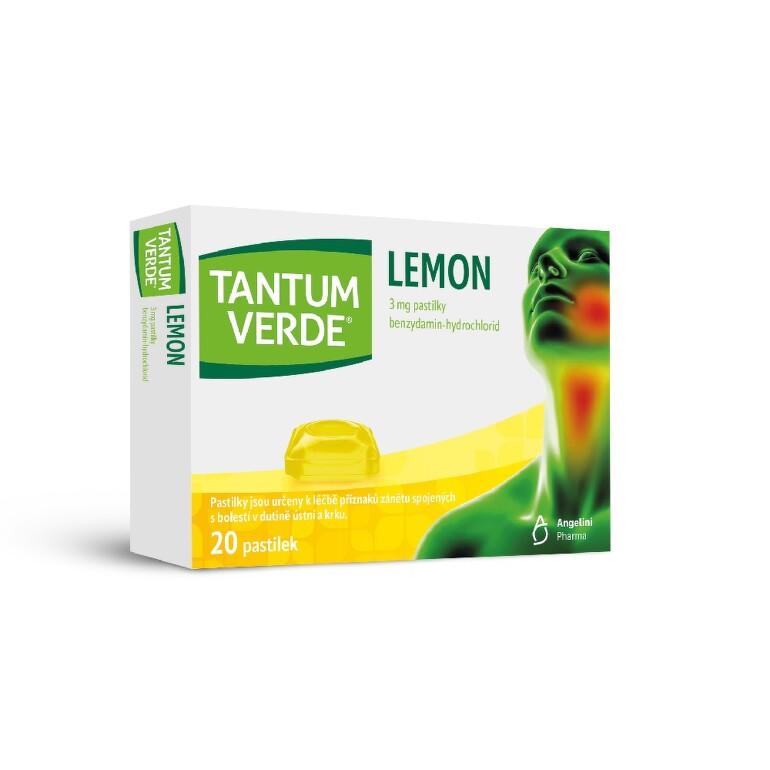 Tantum Verde Lemon 3 mg 20 pastilek