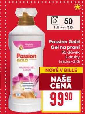 Passion Gold Gel na praní 50 dávek