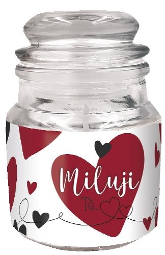 Valentýnská mini svíčka, 1 KS